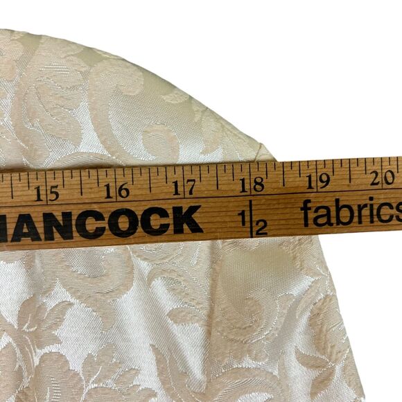 Vtg Jessica McClintock Lace Brocade Pearls Dress Jacket Set Bridal Pink NWT 12 - Picture 13 of 16